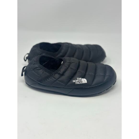 The North Face Thermoball Black Traction Mules Slip On Quilted Slippers Size 5 - Picture 3 of 7
